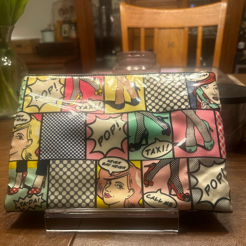 Kate Spade Vibrant Pop Art Pouch, Clutch - Picture 4 of 8